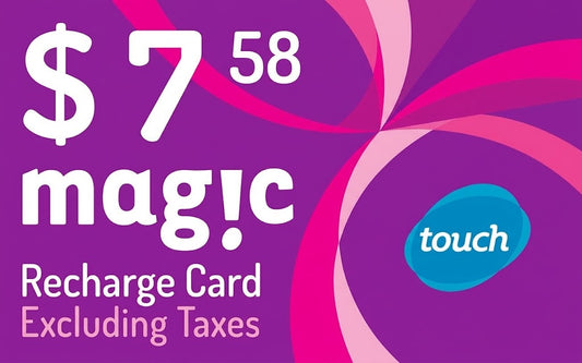 7.58$ Recharge card